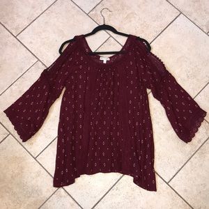 Maroon Blouse